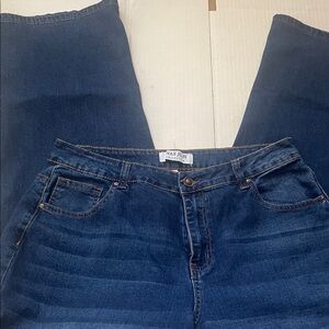 Wax Jean Women's Dark Blue Flare Jeans